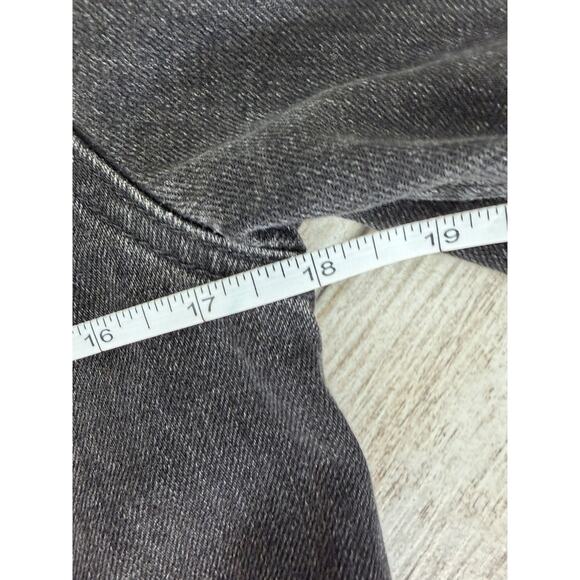 Gap Women’s Denim Jacket Black Wash XS Button Down With Pockets Jean 90s Y2K - Picture 3 of 5